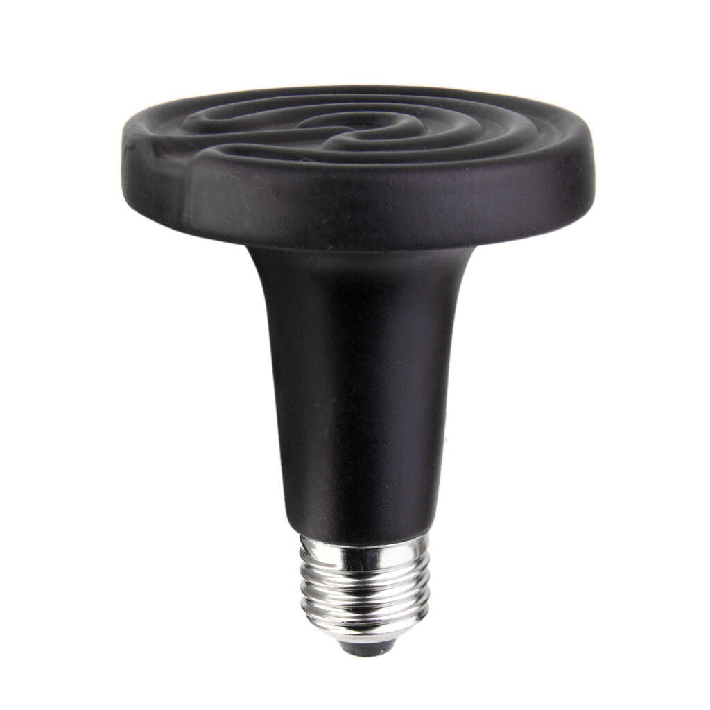 75W Reptile Terrarium Infrared Heat Emitter Basking Spot Light Bulb Dia.75mm
