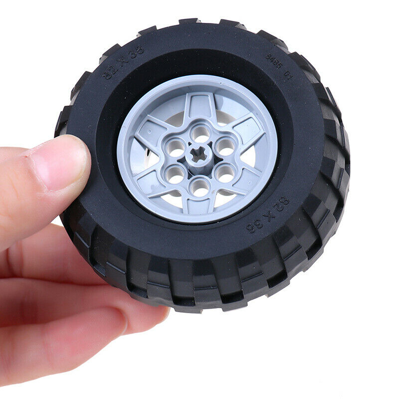 1Pcs Bricks Wheel Auto Parts 56908 45982 81.6x38 R Tire wheel DIY ToysSADD