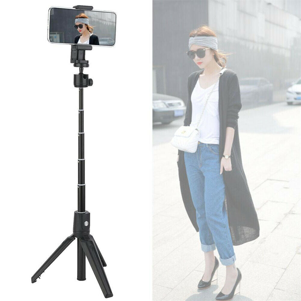 2 in 1 Selfie Stick Tripod Stand with Remote Control For Android For iOS Phone
