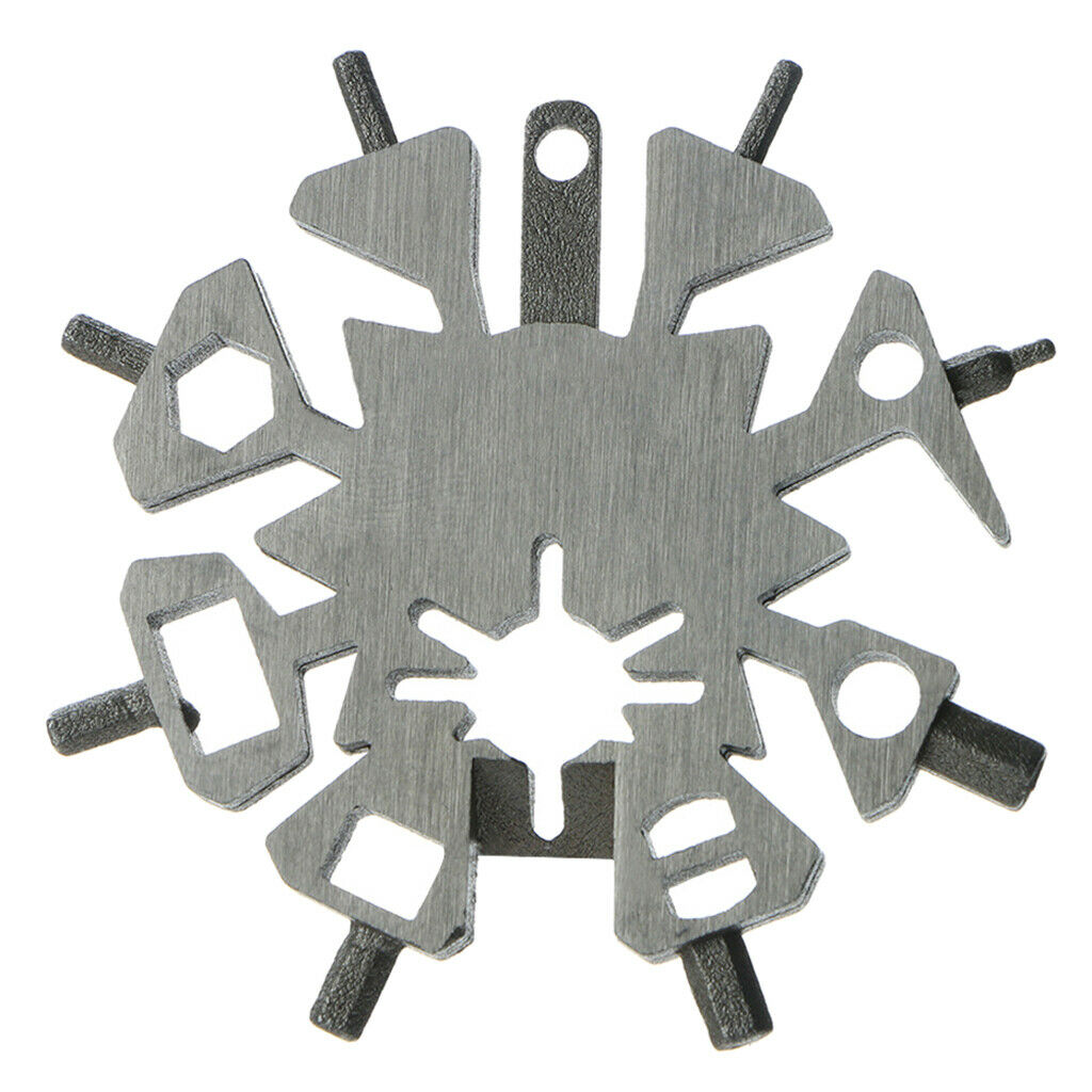 Snowflake Multi-tool, Screwdriver -Bottle Opener,Outdoor Wrench Multi-tool
