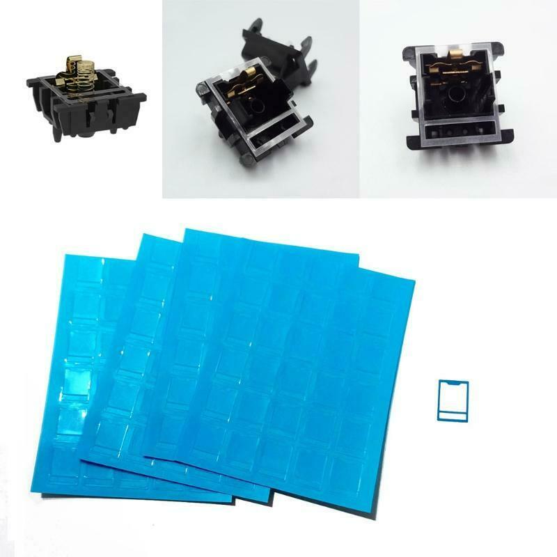 120pcs 0.15mm HTV+PC Double Layer Keyboard Switch Film for Mechanical Keyboard
