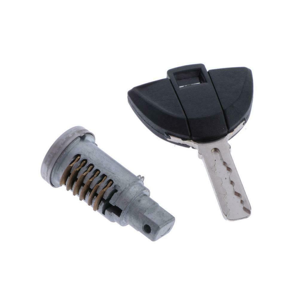 Black Motorcycle Rear Passenger Seat Lock Core Key For BMW