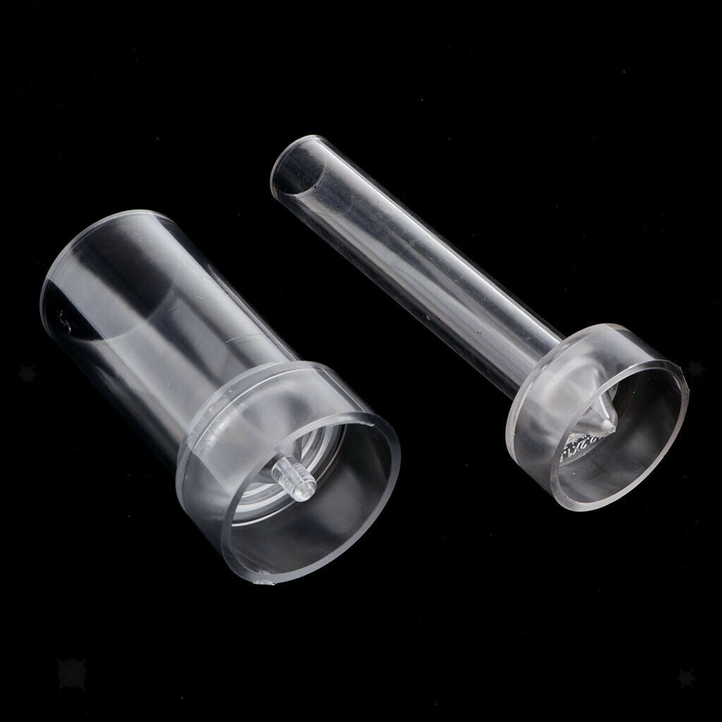 2 Pieces Spire Cylinder Shaped Plastic Clear Candle Shapes Candle Making