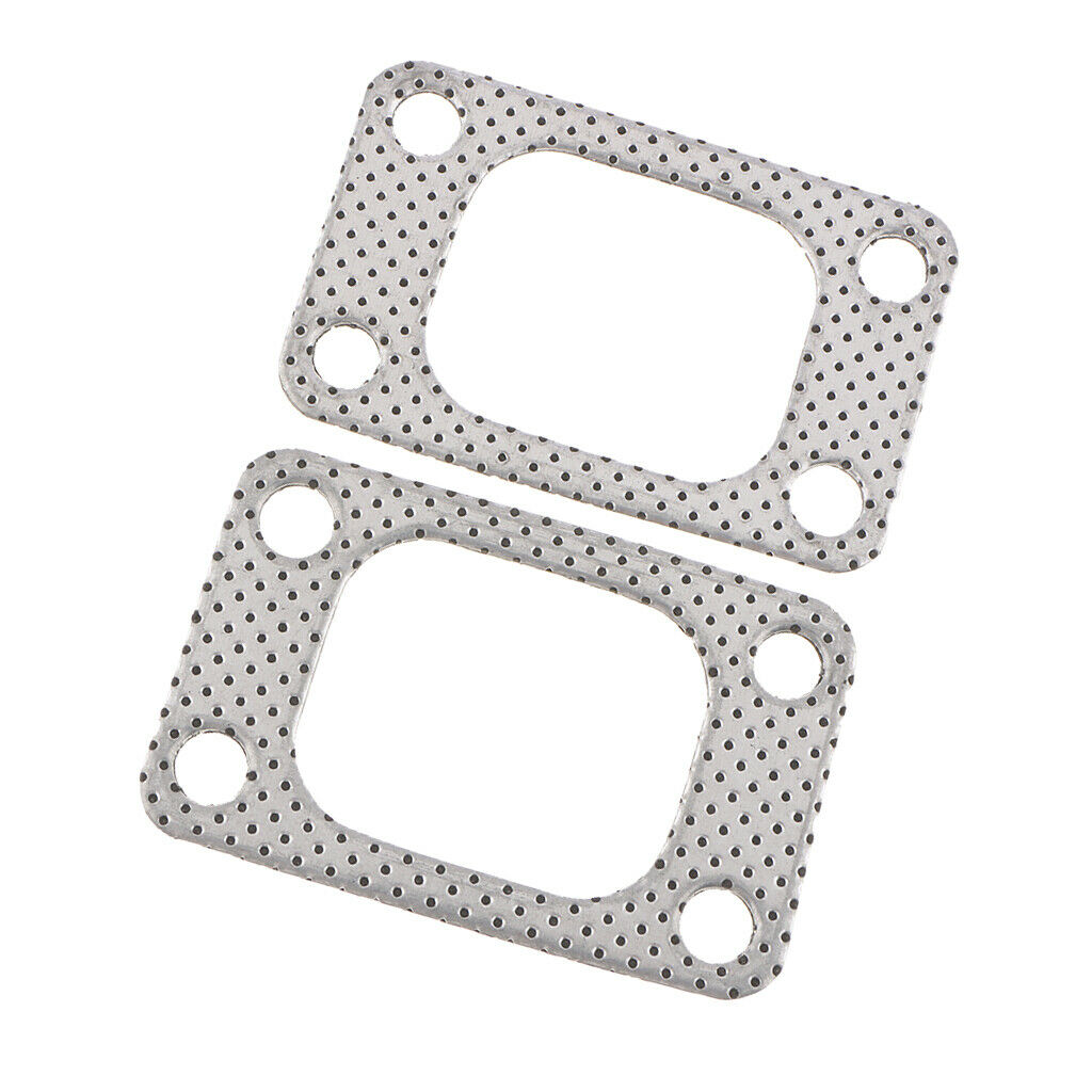 2Pcs Flange Gasket Universal For T3/T4 T35 T38 GT35  Manifold 4-