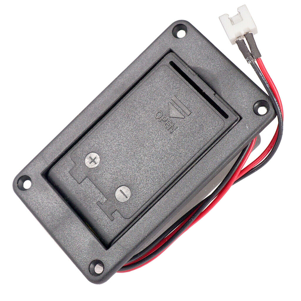 9V Electric Bass Battery Box Guitar Battery Case With Circuit