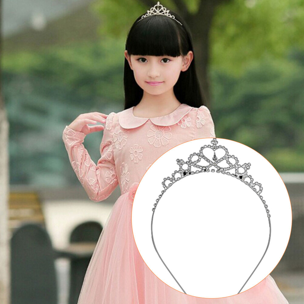 Girl Princess Hairband Child Party Bridal Crown Headband Crystal Diamond TiaraDD