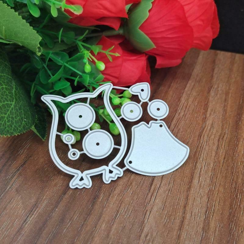 Night Owls Cutting Die Template Halloween Birthday Crads Making Accessories
