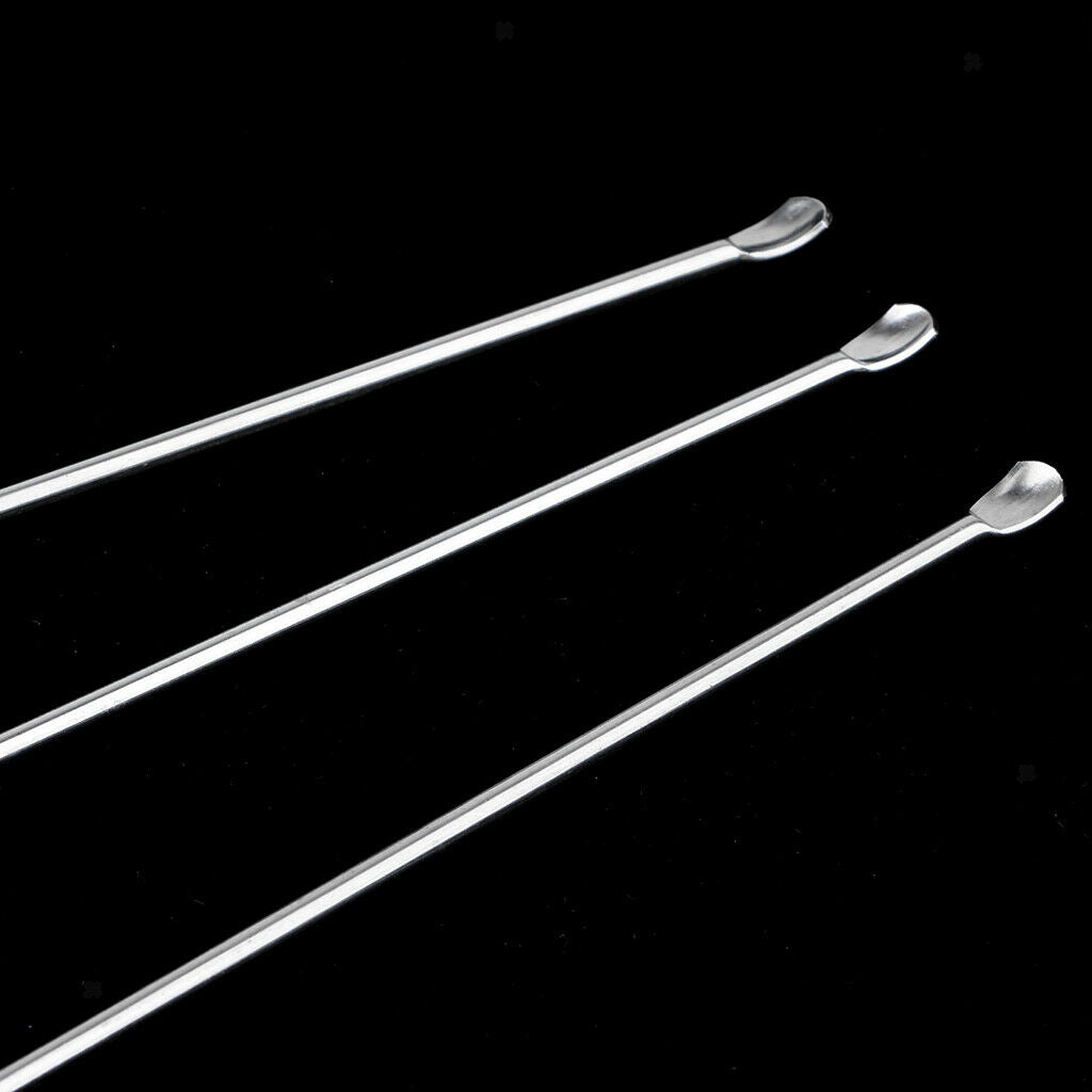 Set Of 3 Stainless Steel Micro Lab Spoon/ Scoop Lab Spatula Lab Supplies