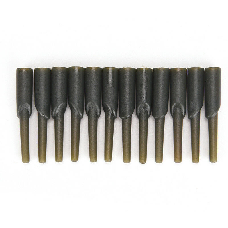 24x Carp Fishing Run Rig Rubber Sleeve+Swivels Lead Stopper Covert SafeSystem Xz