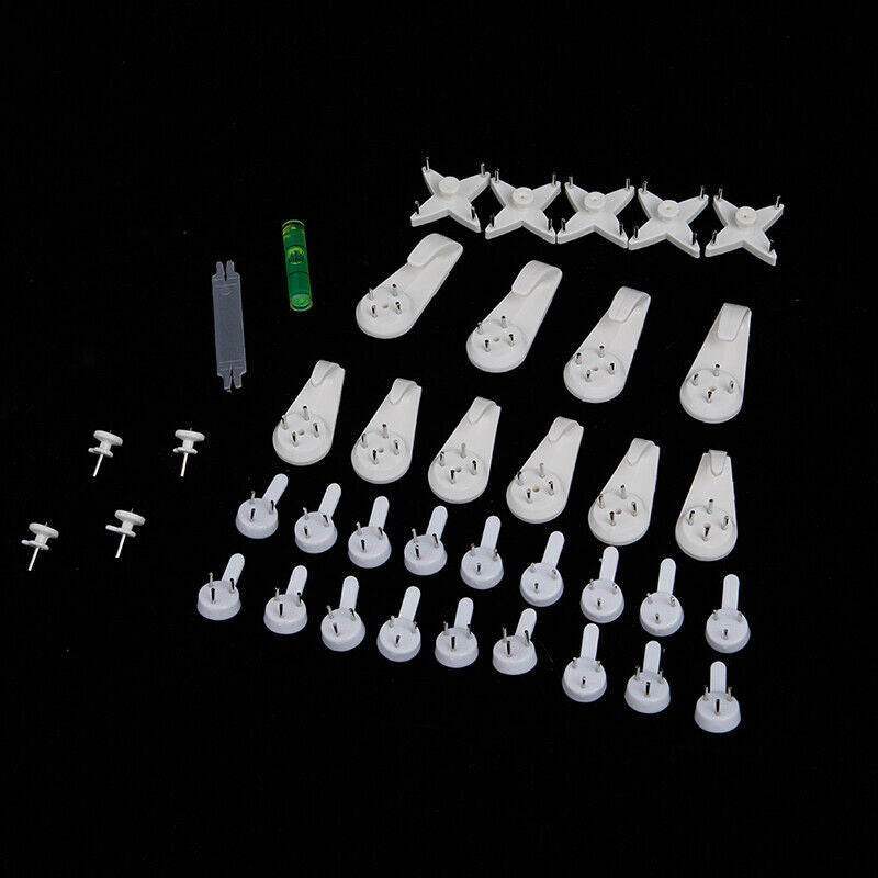 1 Set  Picture Frame Hook Seamless Needle Clock Photo Frame Nail  Wall Ho.l8