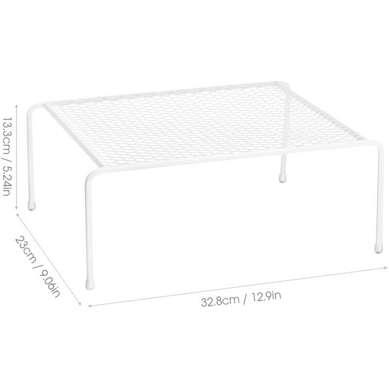 Kitchen Cupboard Organiser Pack Metal Wire Storage Shelfs Insert Rack for KiZ3N6