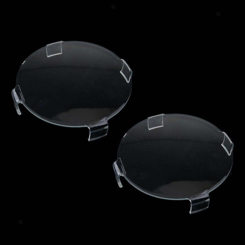 2pcs HID Driving Lights Lens Spot Lens Floodlight Lens Work Cover Truck