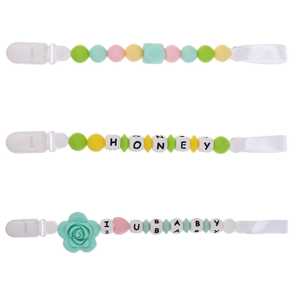 Kids Chain Clip Holders Dummy Pacifier Soother Nipple Strap 24cm Style 1