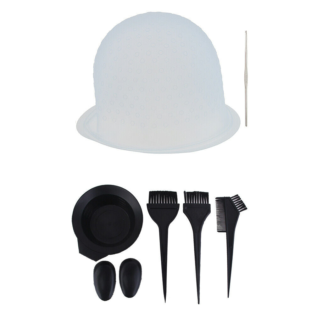 Hair Coloring Dyeing Kit Hair Dye DIY Tool, Tinting Brushes Dual Sides Comb