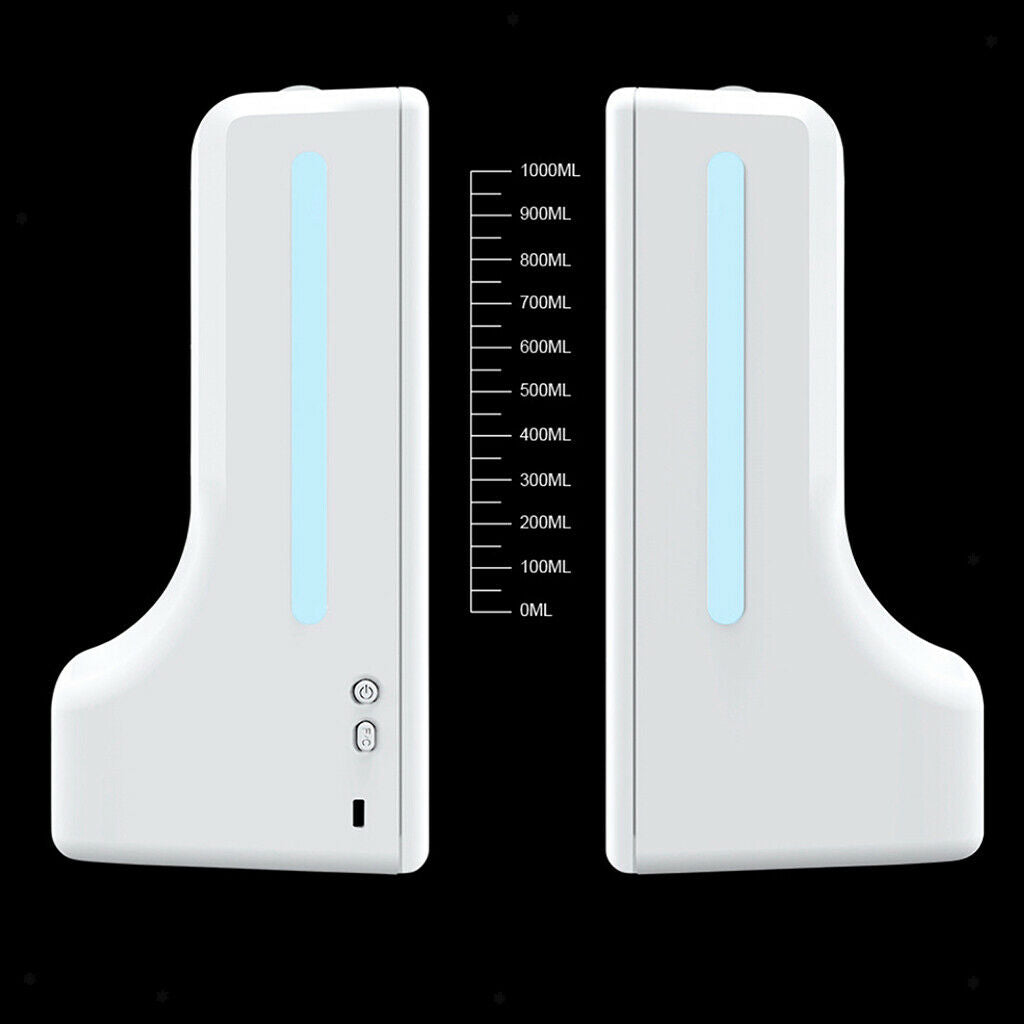 2 in 1 Wall Mounted Non-Contact Digital Thermometer with 1000ml Soap Dispenser