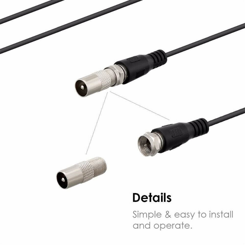 Digital TV Antenna Indoor Ground Wave HDTV Amplified Signal Reciver Booster 4K