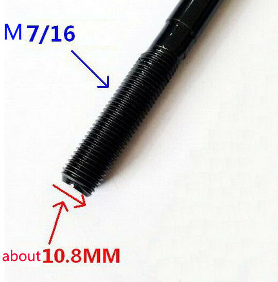 R8 Draw Bar For Milling Machine Part Bridgeport Overall Drawbar M7/16 600mm 1pc
