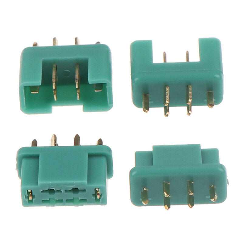 5 Pairs MPX Connector's Plug RC Connector Green 6 Angle Plug Charger Pl.l8