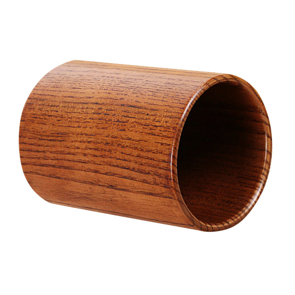 Round Wooden Kitchen Utensil Storage Jar Cutlery Holder Caddy Tidy Table L
