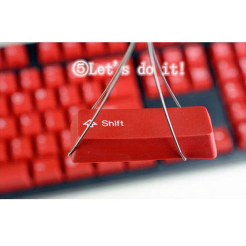 Keyboard Key Keycap Puller Key Cap Remover With Unloading Steel Cleaning Tool
