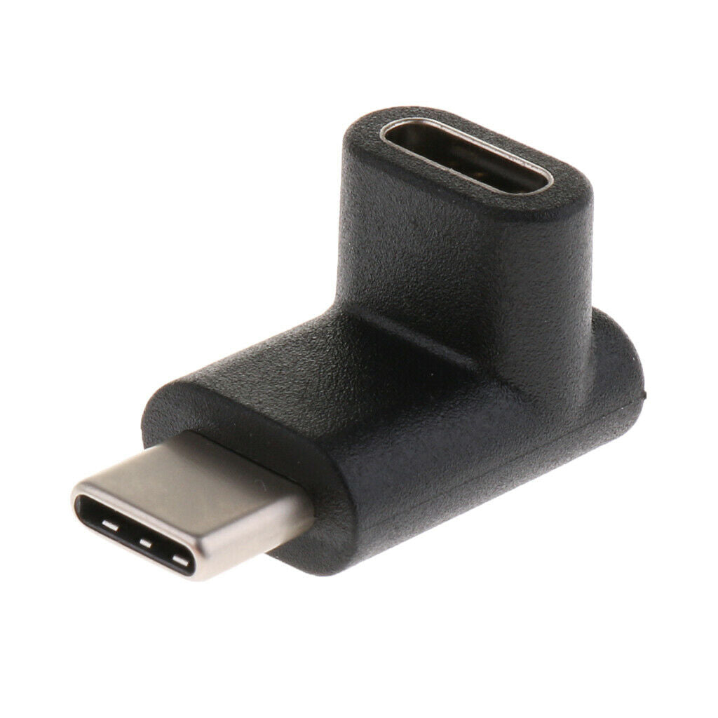 90Degree USB C Type C Male to Female Adapter Extension Adapter for Laptop