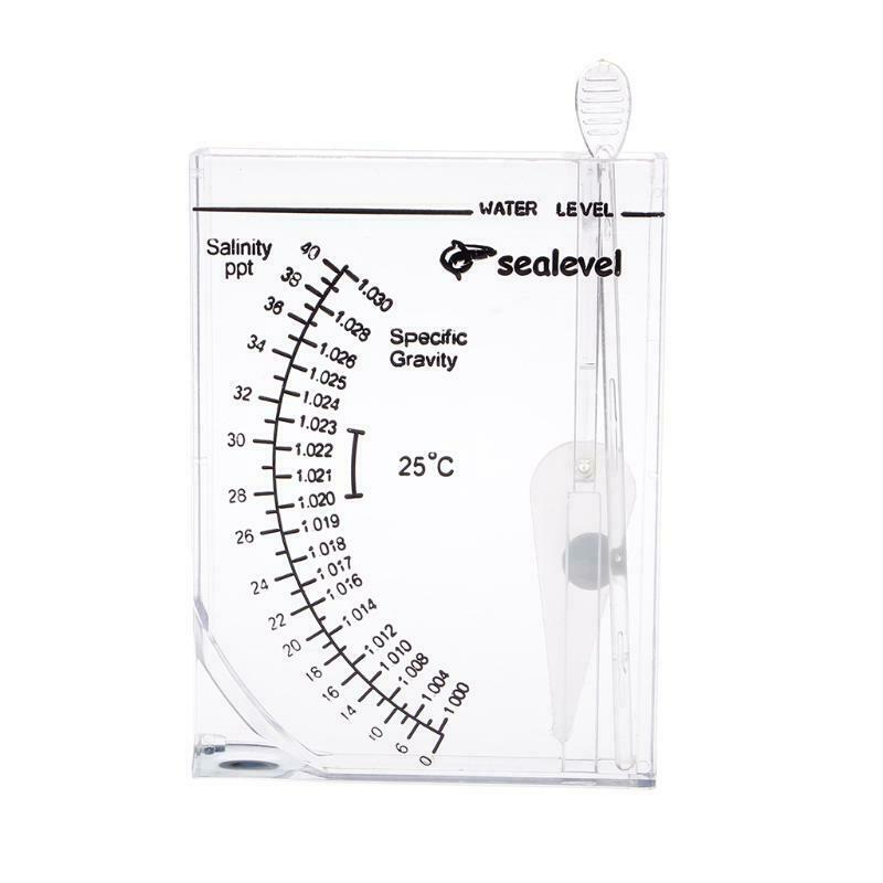 Marine Hydrometer Reef Fish Tank Aquarium Water Salinity Specific Gravity Test