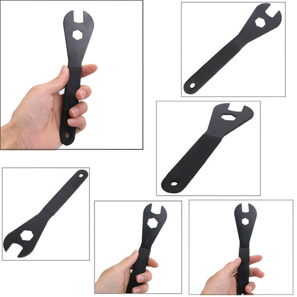 7-part Cycling CONE TENSIONER Repair Tool Wrench Spindle Axis  Hub Attachment