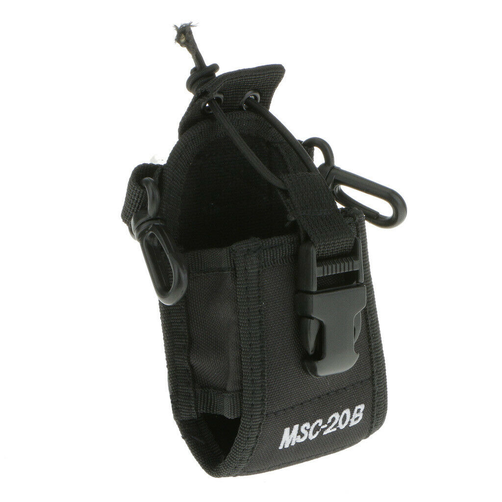 2x Nylon Radio Case Two Way Radio Holder Holster Accessories Pouch for Baofeng