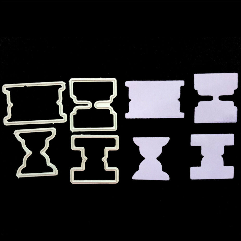 4pcs Funnels Metal Cutting Dies Stencil for DIY Scrapbooking Album Paper C.l8