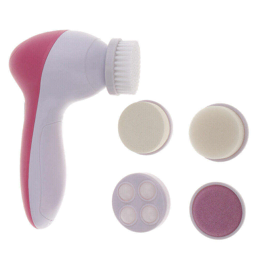 Compact   Electric Facial Cleansing Brush Skin Care Exfoliator Cleanser