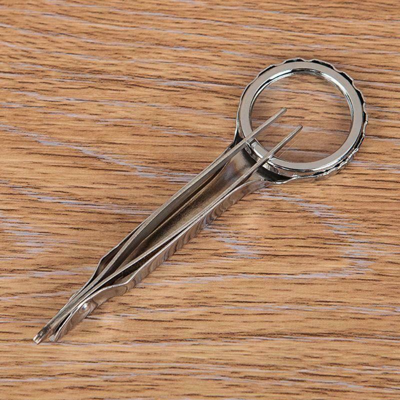 10X Handheld Magnifying Glass Portable Magnifier with Precision Tweezers Loupe