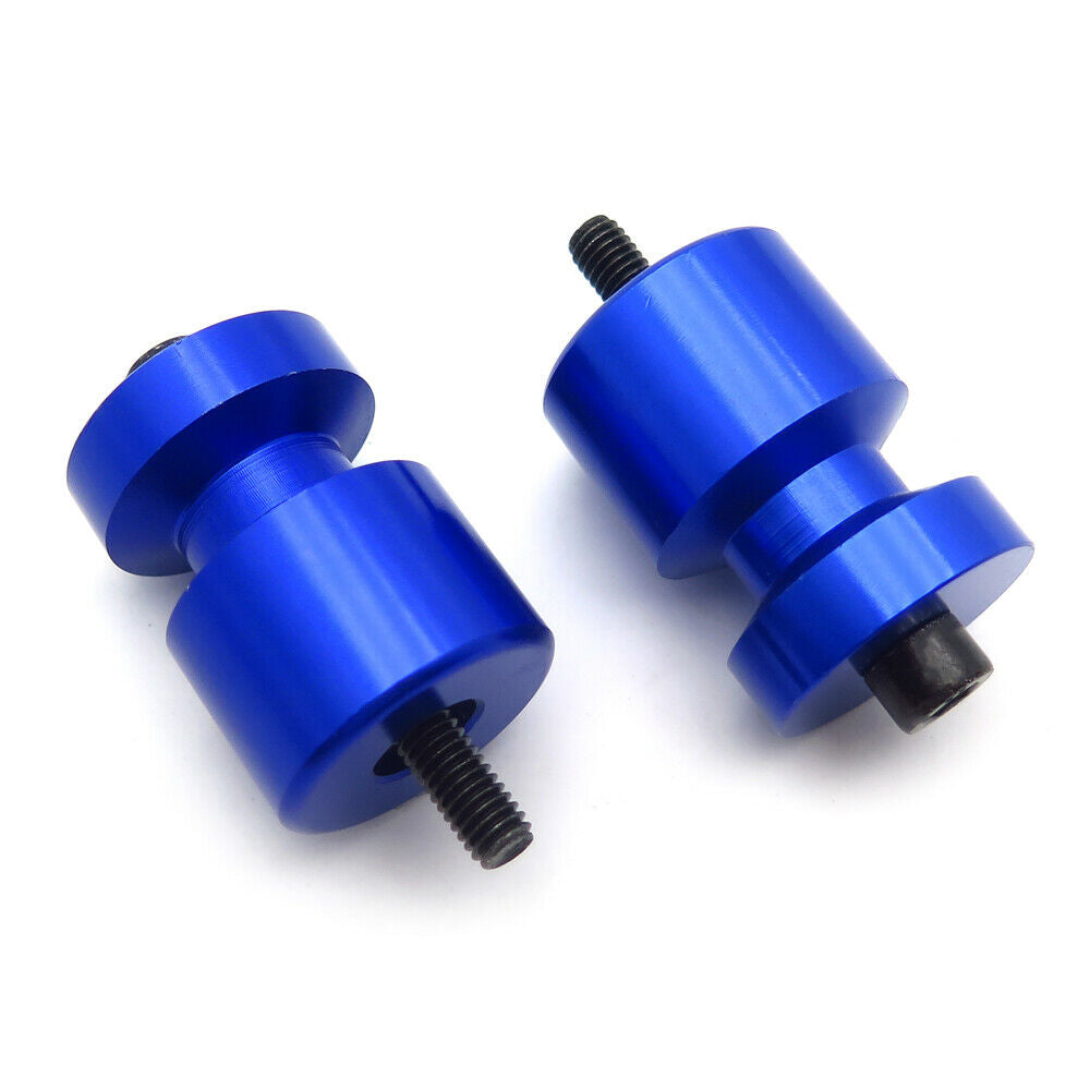 Blue Motorcycle Swingarm Spools For Yamaha R1 YZF-R1 98-15 R6 YZF-R6