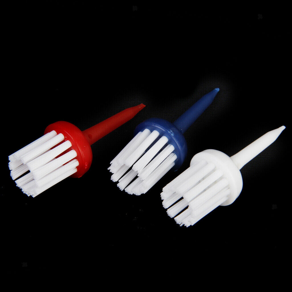 3 Packs ( Different Size) Golf Tees Brush Driver Training Accessory Random