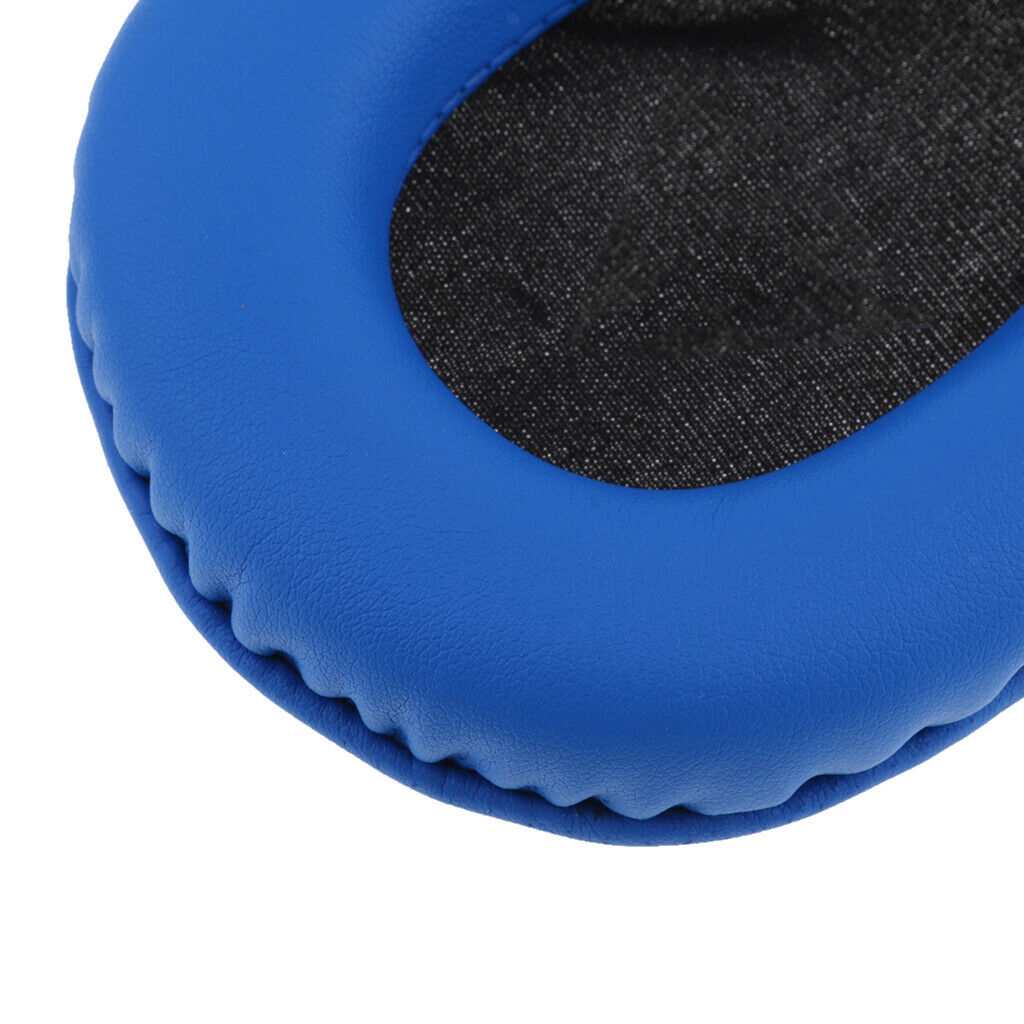 2x Replacement Ear Pads Cushions For ATH M50 M50S Headphone blue