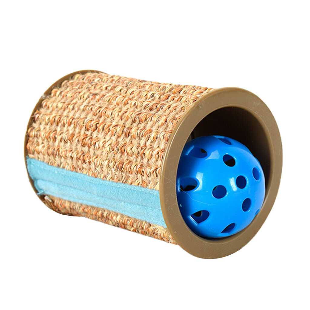 Scraped Sisal Rope Roller Rod, Reduced Destructive Scratch Behavior
