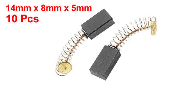 10pcs Electric Drill 14mm x 8mm x 5mm Motor Springs Carbon Brushes Spare Part