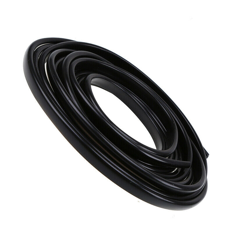 5m Car Door Edge Trim Guard Molding Rubber Seal Strip Scratch Protector Black