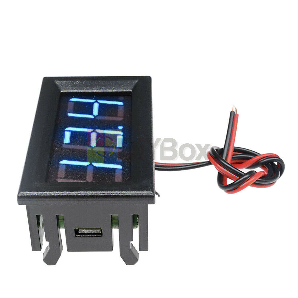 0.56" DC 5-30V Voltmeter LED Panel Digital Display Mini Volt Voltage Meter Blue