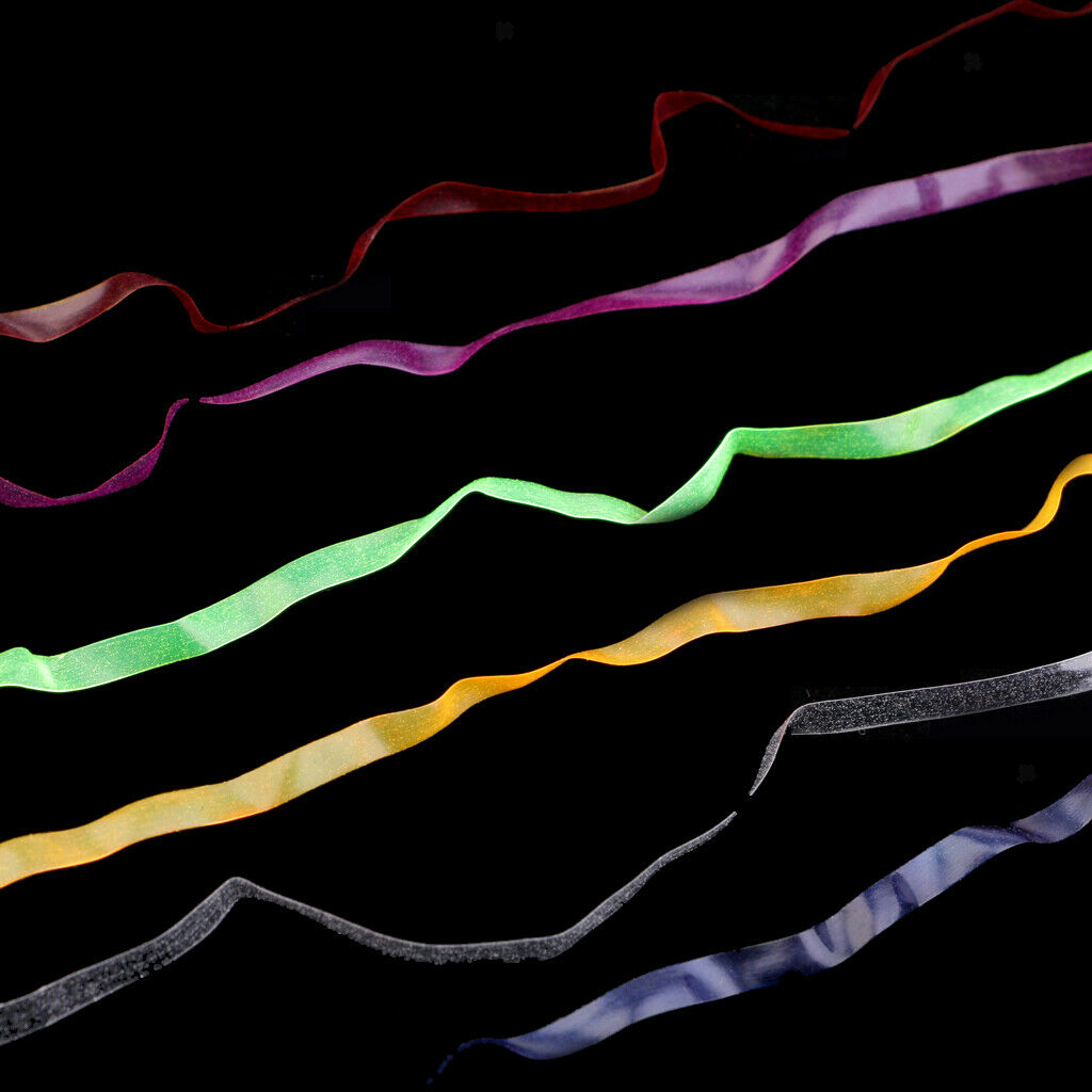 6 Pieces Fly Tying Rubber For The Production Of Carp Fishing Baits - Colorful