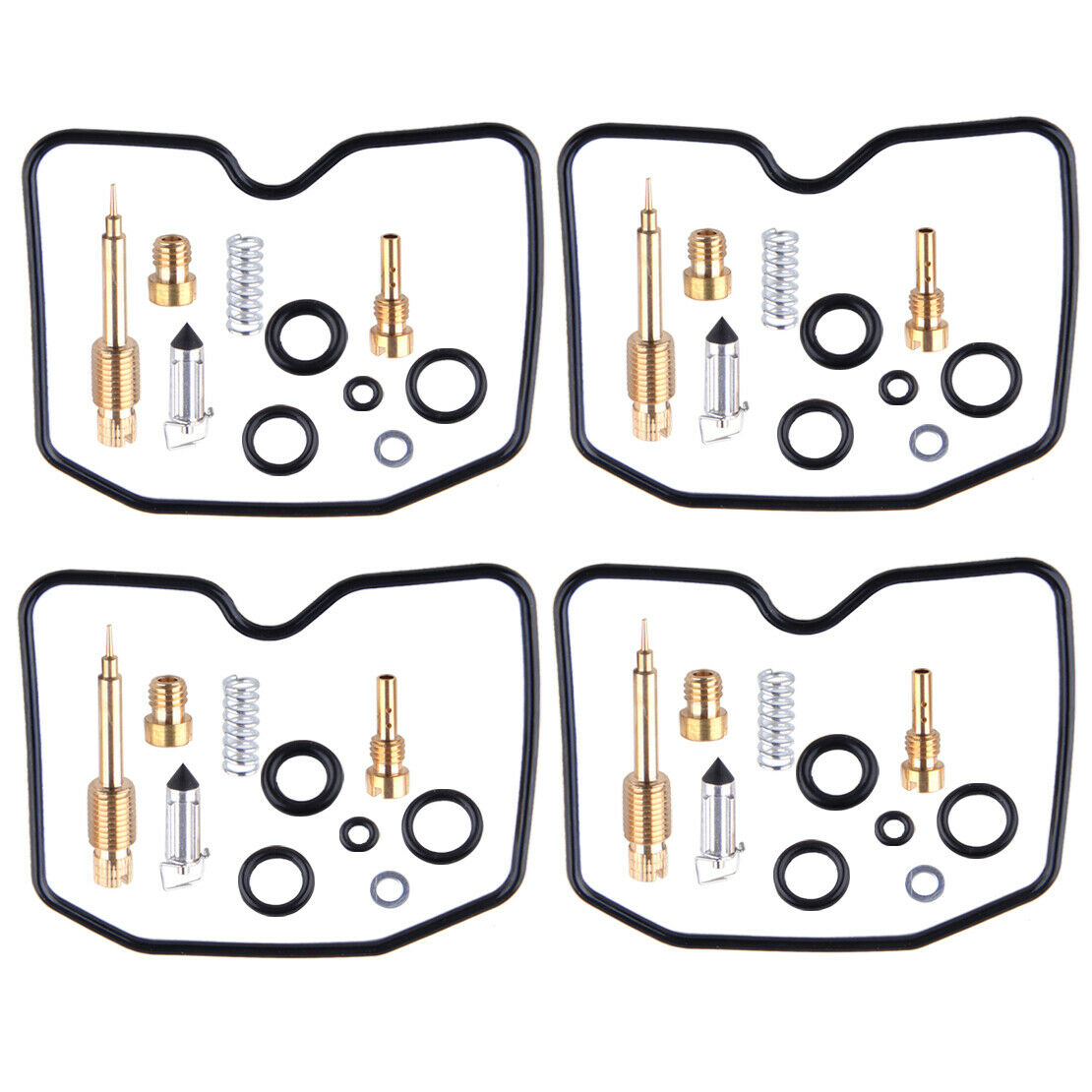 4Sets Motorcycle Carburetor Repair Kit Fit For Kawasaki ZR750 00-2003 New