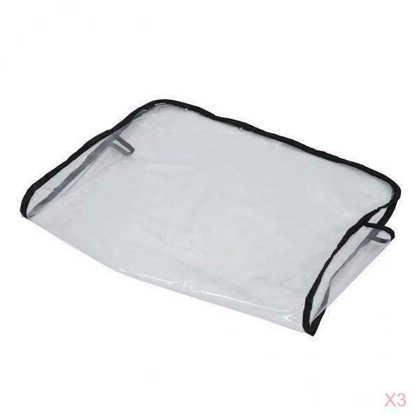 3 Pcs Clear Chair Back Cover for Beauty Salon Spa Barber Most Chair Waterproof