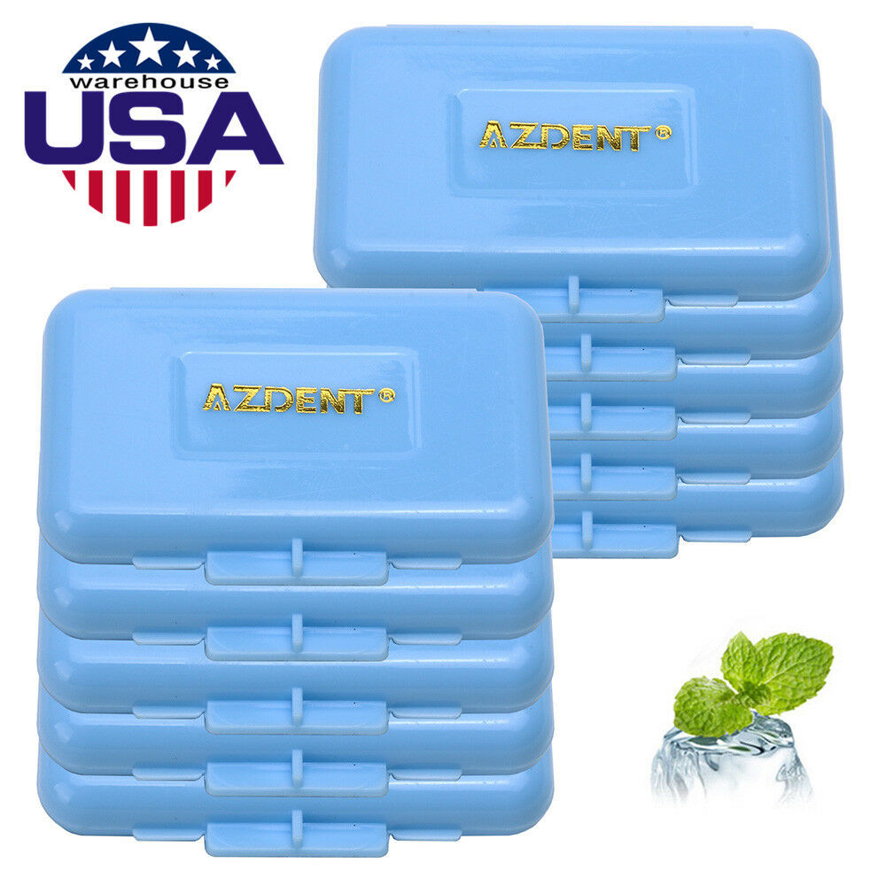 20Packs Dental Orthodontic Wax Mint Scent Blue for Brace Bracket Gum Irritation