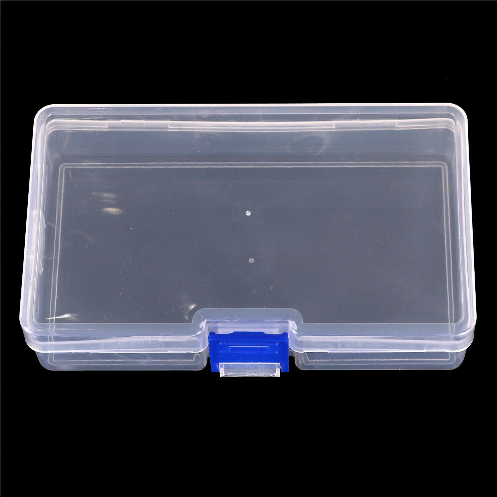 Clear Plastic Storage Box Jewelry Tool Craft Container Beads Organizer
