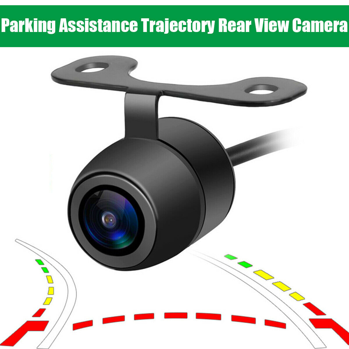Car Dynamic Trajectory Moving Guide Line Rear View Reverse Camera + 6 Meter Line