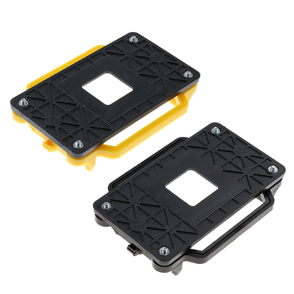 Yellow Plastic AMD CPU Fan Stand Bracket Base Socket Replacement for AM2