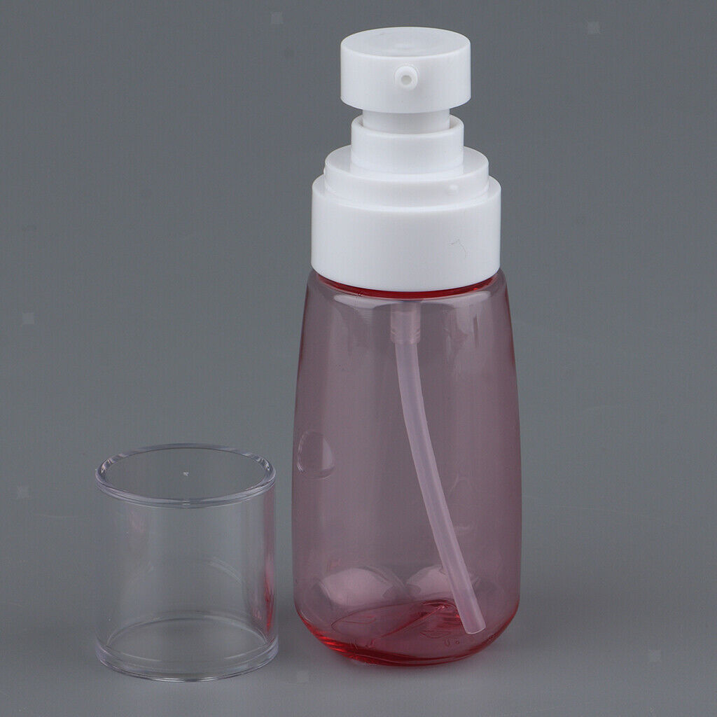 2 Pieces Plastic Reusable Fine Mist Sprayer Bottle for Travel Makeup Perfume