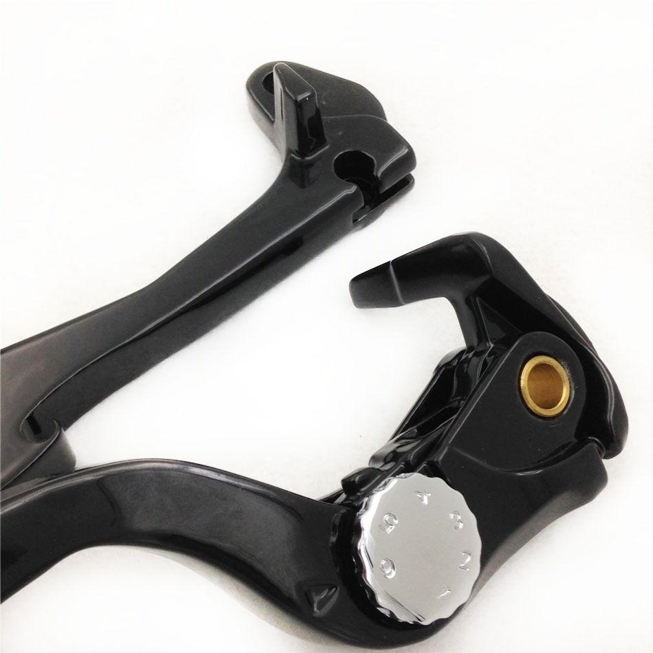 Black Brake Clutch Flame Lever fit for SUZUKI GSX GSXR GSX-R GSXR600 GSXR750