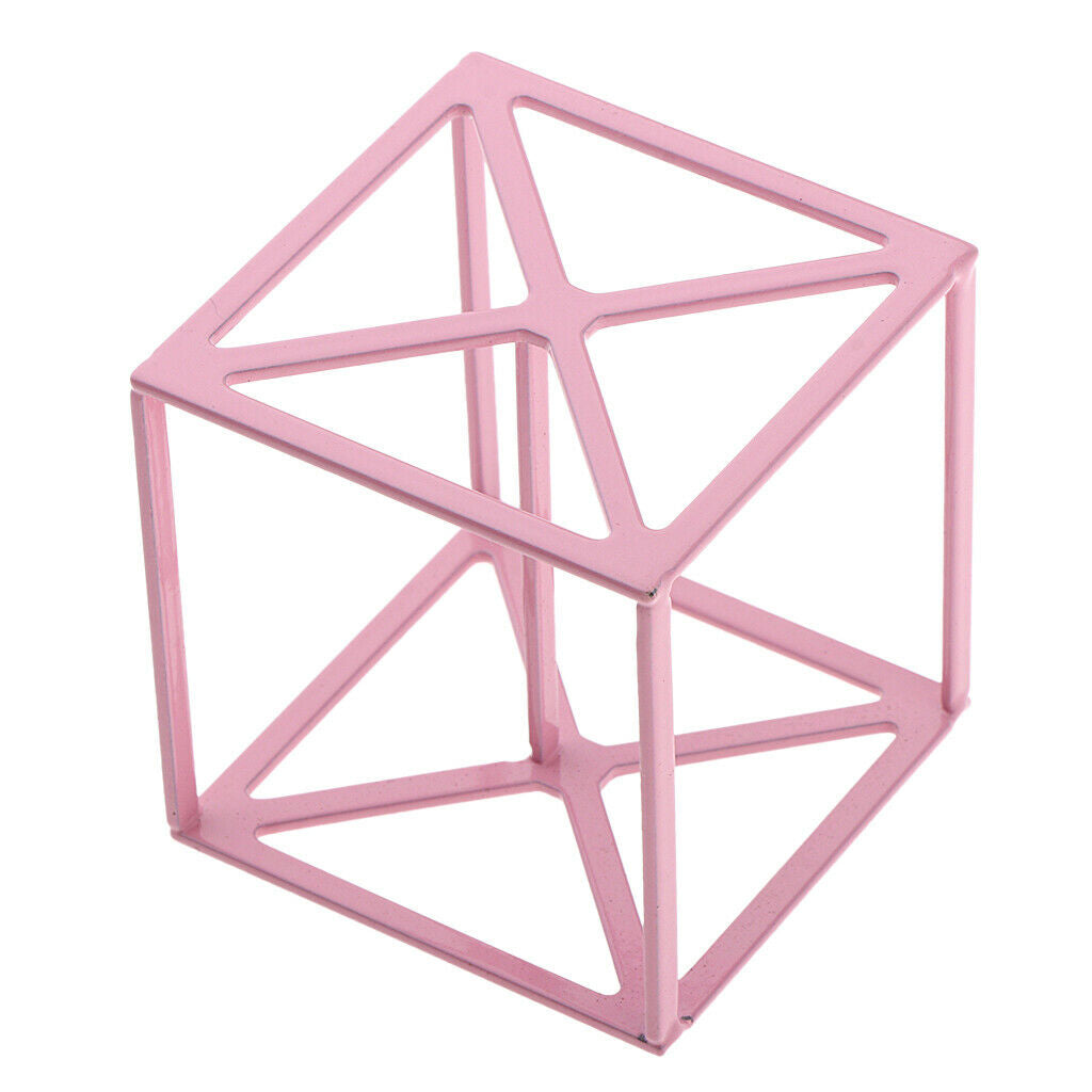 Makeup Powder Puff Display Stand Holder Sponge Organizer Drying Shelf Rack Pink