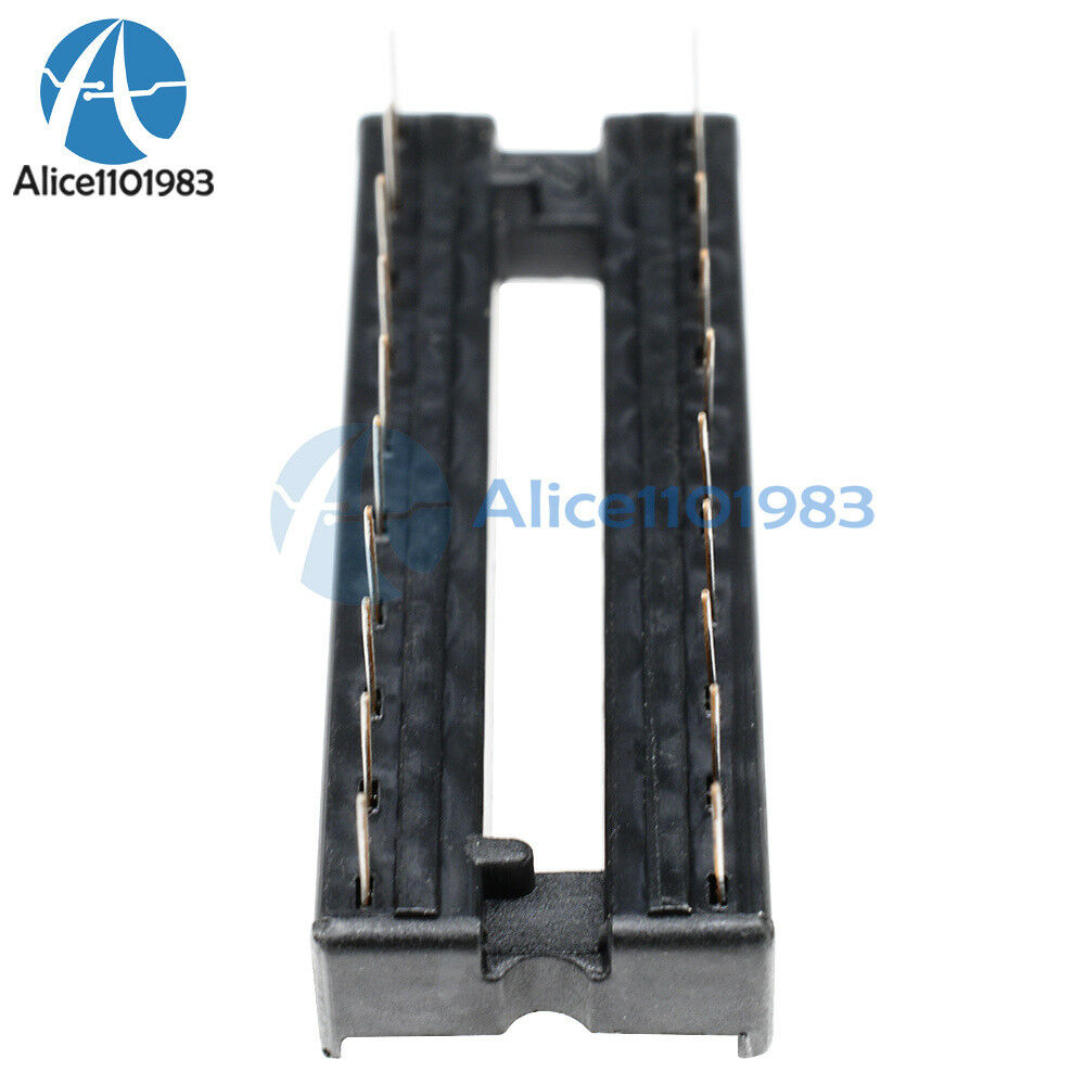20PCS 20pin DIP IC Socket Adaptor Solder Type Socket Pitch Dual Wipe Contact