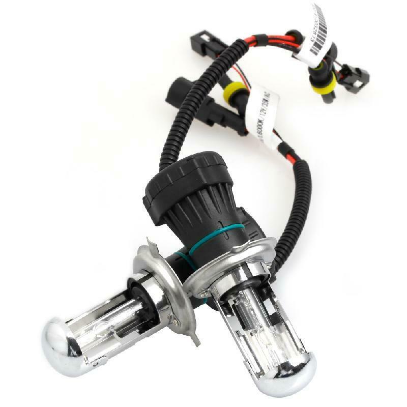 2X H4 6000K 35W Bi-Xenon Hi/Lo Beam HID White Bulb Car Headlight Light Lamp